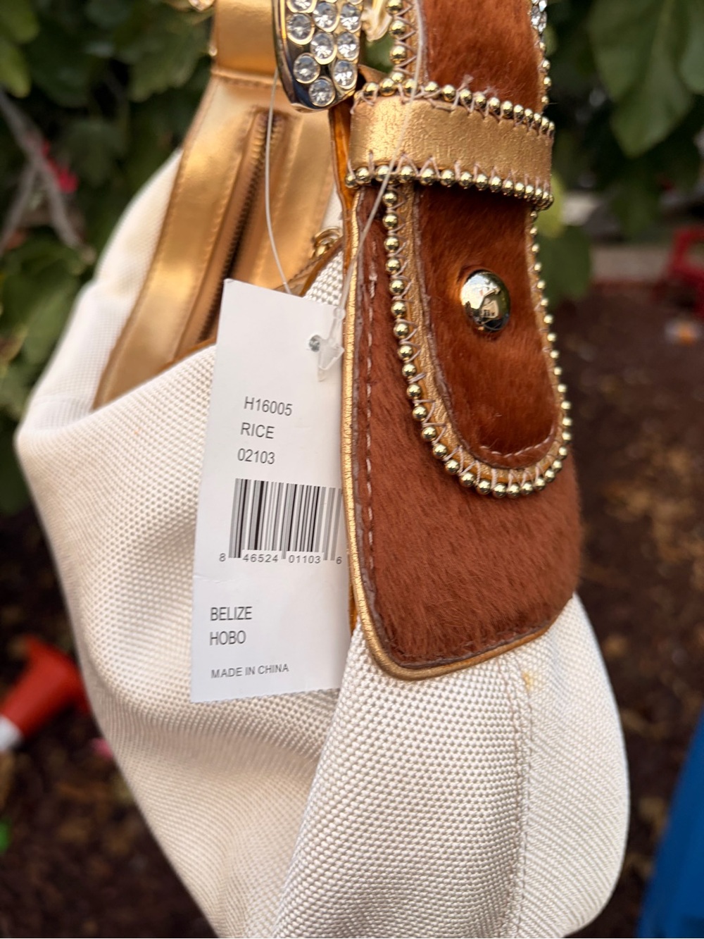 Kathy Van Zeeland Boho Bag with Cowhide - Picture 7 of 11